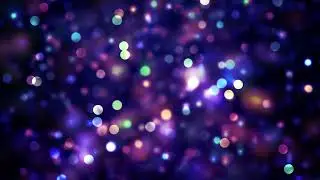 Multi Blue Color light Particles Loop Motion Graphics, Background, Green Screen, Copyright Free