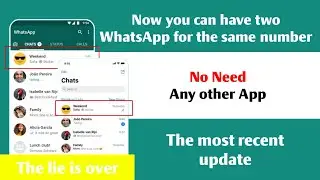 Unbelievable Trick to Use 2 WhatsApp Accounts on 1 Number!