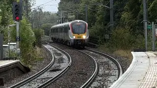 Greater Anglia and CrossCountry Trains at Audley End on September 27th 2024