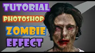 TUTORIAL PHOTOSHOP : Zombie/How To Make Zombie In Photoshop/Zombie Mask/Zombie Photoshop Tutorial
