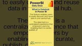 What is Datahub in Power BI | DAX in PowerBI | #powerbi #daxfunctions #powerbishorts