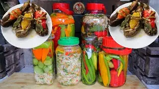 Fermented vegetables Eggplant - White cabbage - Peppers