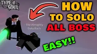 SOLO ALL BOSS RAID | Type Soul Best Build For Boss Raid Solo Cheese EASY COMBO #typesoul