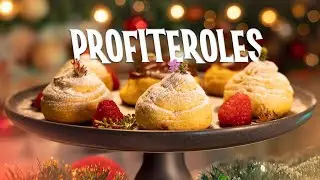 PROFITEROLES filled with passion fruit GANACHE and CUSTARD | 🔴Bocapan