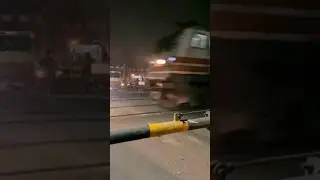 Train Rail Line Crossing 🔥 #shorts #youtubeshorts #train #railway #army #shortvideo