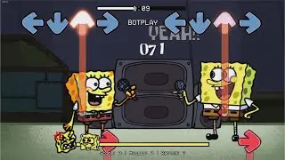 FNF faker spongebob V S FULL HORROR MOD