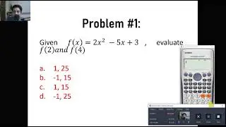 Calculator Techniques FOR BOARD EXAM - Evaluating Functions and Simplifying Expressions  10 EXAMPLES