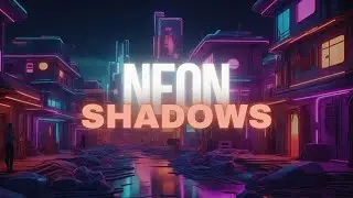 🌃 Neon Shadows 4K | Futuristic Cityscape Ambient Background | Cyberpunk Aesthetic 🎧✨