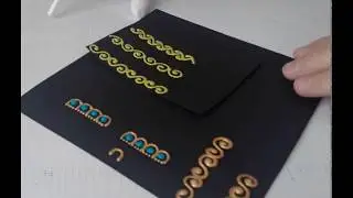 Завитки, дуги. Точечная роспись мастер-класс