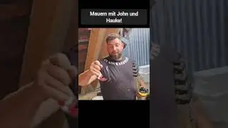 Giebel mauern mit John und Hauke.