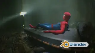 Spider-Man meets Doctor Octavius animation made in Blender #spiderman #blender #blender3d #vfx