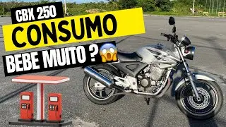 😱CONSUMO REAL DA CBX 250 TWISTER, sem mimimi relato de dono