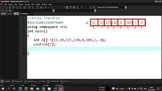 Operation on Arrays  | Array Traversal Program in C++ | Array Traversing Program| 