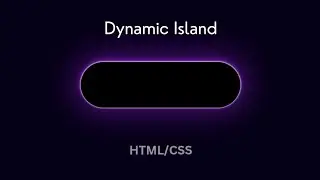 Dynamic Island iPhone 14 UI Animation using HTML and CSS