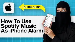 How To Use Spotify Music As iPhone Alarm | Set Spotify Song As Alarm Sound 2025