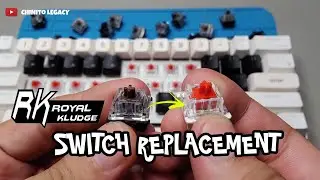 ROYAL KLUDGE RK61 NON HOT-SWAPPABLE SWITCHES - BROWN TO RED SWITCH