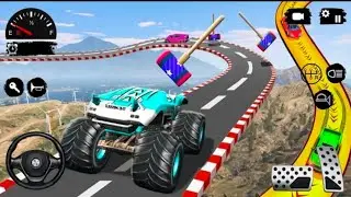 MONSTER TRUCK GAME  MEGA RAMP  IMPOSSIBLE CAR GAME  _ ANDROID GAMEPLA VIDEO@TMGemar-ep3fq