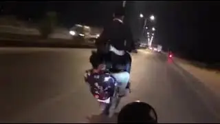 Fly Moto at night 🎭🌃🖤  (   by X Boy Tm   ).  2020