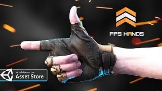 FPS HANDS: Fingerless Gloves [Unity]