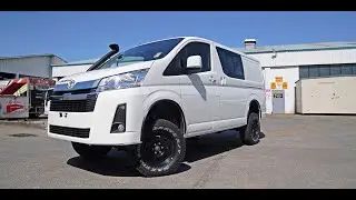 Bus 4x4 Conversion of Toyota 300 Series Hiace Crew Van - Test Drive