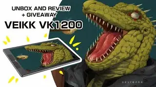 VEIKK VK1200 A CHEAP AND PORTABLE DISPLAY TABLET!? | TABLET 👏 REVIEW 👏