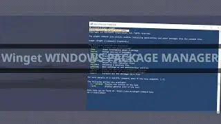 Winget "WINDOWS PACKAGE MANAGER" Guide