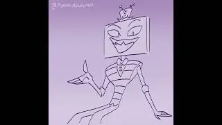 Vox gets a new rival #hazbinhotel #vox #valentino #animatic