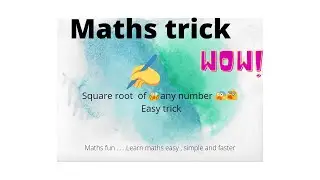 square root of any number within 10 seconds #maths #shorts #tricks