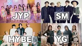 [The 4 Major K-Pop Agencies!] Introducing JYP, SM, YG, and HYBE and Their Unique Characteristics!