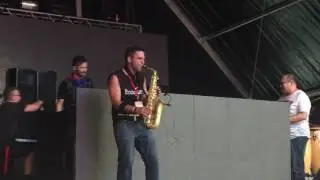 Don´t You Worry Child - MAESE SAX & ALBERT NEVE Peña el Ajo Teruel 2016