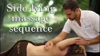 Side-lying massage techniques in sequence