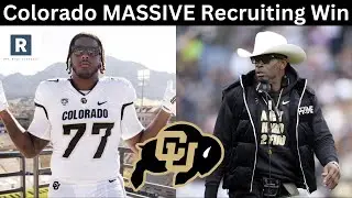 Jordan Seaton Commits To Colorado | MASSIVE Win For Coach Prime On Recruiting Trial