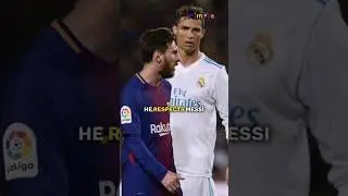Ronaldo respects Messi 🐐🤝🐐