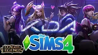 Create a Sim| K/DA - POP/STAR 🎤🎶🎮 League of Legends +DOWNLOAD|The Sims 4