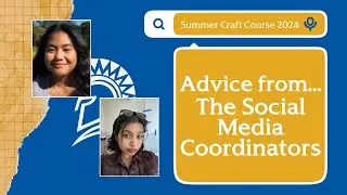 Summer 2024 Craft Course: Interview Special