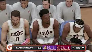 NBA 2K23 - Cleveland Cavaliers vs Los Angeles Lakers | Full Match (4K 60fps)