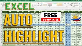 Excel How to Auto Highlight Row and Column When Cell is Selected