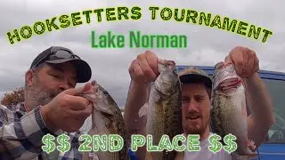 Hooksetters Bass Tournament @ Lake Norman (2nd Place Bag)