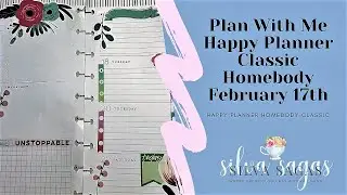 Plan With Me Classic Happy Planner Homebody | Week Of February 17th