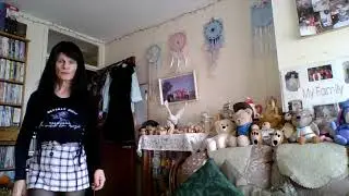 me in my little skirt and black pantyhose