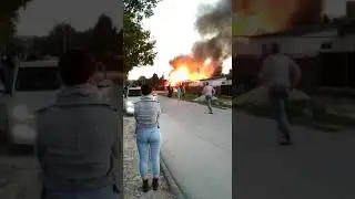 ПОД АНАПОЙ СГОРЕЛ ДВУХЭТАЖНЫЙ ДОМ