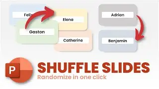 How to Randomly SHUFFLE SLIDES in PowerPoint - VBA Tutorial