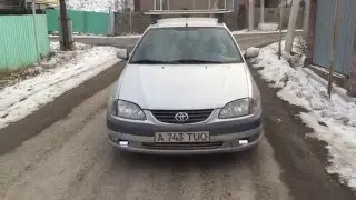 Toyota Avensis how to Installing DRL led Установка ДХО лэд Led