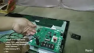 unboxing Sharp 24dc50 Banjarmasin part end