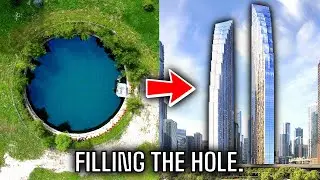 The Chicago Spire Hole Is Finally Being Filled
