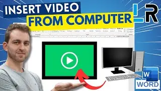 MS Word: Insert video from computer (local source) ✅ 2 SOLUTIONS