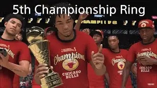 NBA2K25 5th Championship Ring Mycareer | Jalen Murphy Show Cut Scene