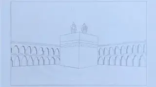 How To Draw Masjid Al Haram | Part 2