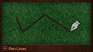 #18 Pen Lines (Drawing lines using pen tool) | Adobe Illustrator For Beginners Tutorial [FREE]