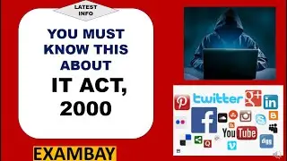 IT Act 2000 | Deputy Director ESIC 2022 | Information Technology Act 2000